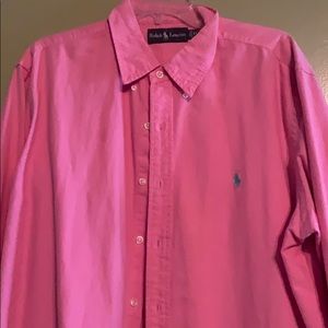 Pink Polo men shirt